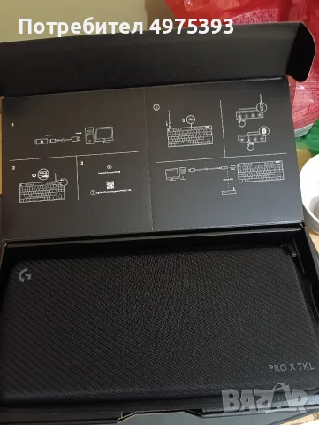 Logitech G PRO X TKL Lightspeed – отлично състояние, снимка 3 - Клавиатури и мишки - 56447769
