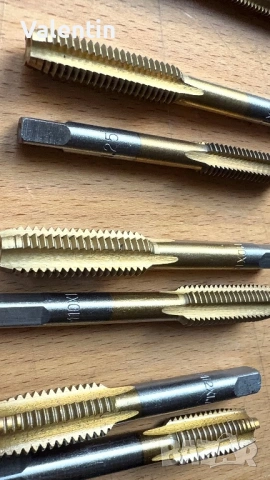 Ръчни метчици х2 с покритие, снимка 4 - Други инструменти - 54176182