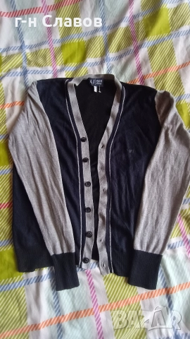 Жилетка ARMANI мъжка, S/M, снимка 10 - Пуловери - 52686455