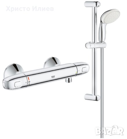 Grohe Термостатен смесител за душ с душ слушалка гарнитура, снимка 1 - Смесители - 44157278