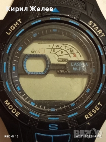 Ретро електронен часовник LASIKA WATER REZIST 30W за КОЛЕКЦИОНЕРИ 27394, снимка 2 - Мъжки - 52265070