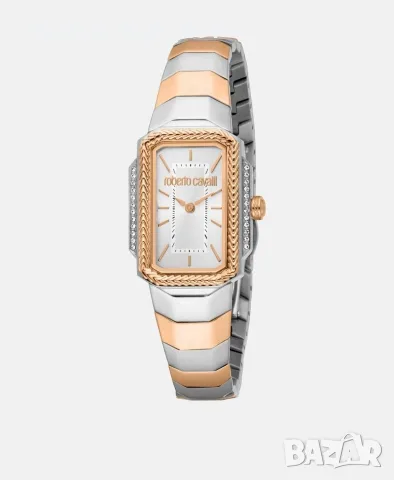 Чисто нов дамски часовник Roberto Cavalli Watch Eterna, жълт цвят