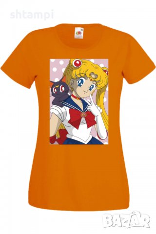 Дамска тениска Sailor Moon 02, Анимация,игра,Празник,Повод., снимка 8 - Тениски - 37946261