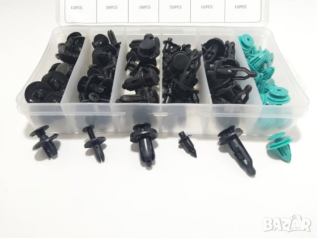 Комплект щипки за кори тапицерия 100 броя, снимка 2 - Аксесоари и консумативи - 29115732