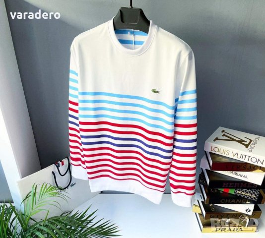 LACOSTE памук с бродерия , снимка 14 - Блузи - 34351634