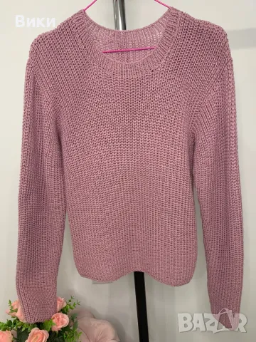 Пуловер ръчно плетен универсален размер, снимка 7 - Блузи с дълъг ръкав и пуловери - 48836285