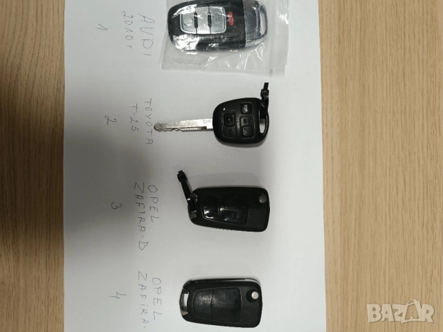 Ключ за тойота авенсис, снимка 3 - Части - 52127888