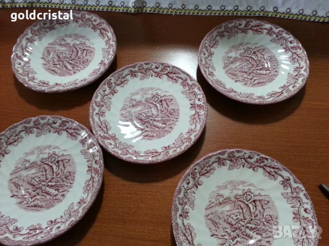 Английски порцелан чинийки, снимка 1 - Антикварни и старинни предмети - 40556790