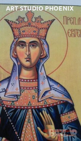 Икона на Света Евгения icona Sveta Evgenia, снимка 2 - Картини - 12896905
