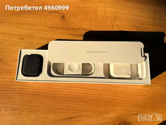 Apple Watch Series 5 44mm GPS Space Gray + Оригинална Кутия и Аксесоари, снимка 2 - Смарт часовници - 56239588