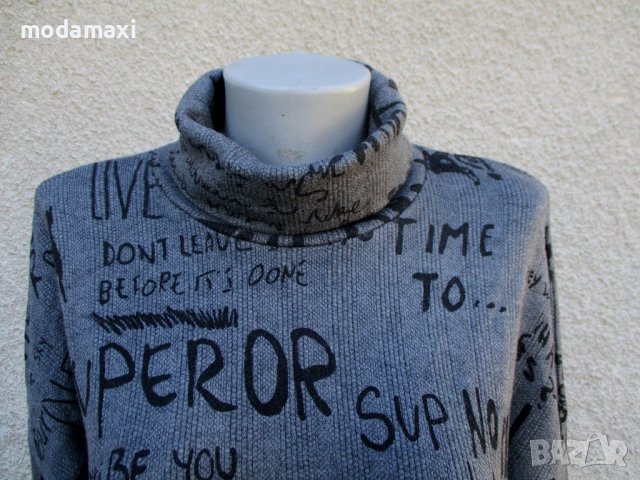 3XLНова блуза полo Made With Love(Италия) , снимка 2 - Блузи с дълъг ръкав и пуловери - 40242557