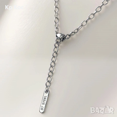 Уникално дамско колие с дизайнерски елемент, снимка 6 - Колиета, медальони, синджири - 54217191