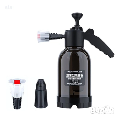 Ръчна пръскачка за вода и пяна, 2Л, снимка 5 - Аксесоари и консумативи - 53380058