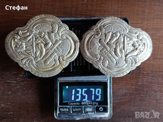 Пафти Сребърни Възрожденски Носия, снимка 7 - Антикварни и старинни предмети - 48758844