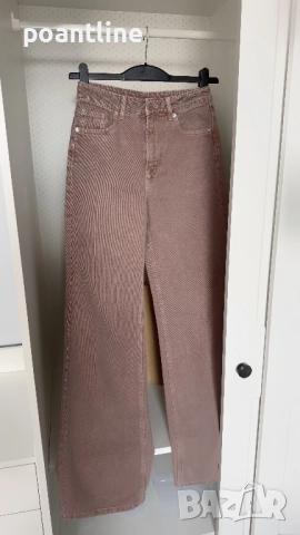 НОВО! H&M широк крачол панталон дънки, снимка 2 - Дънки - 52290312