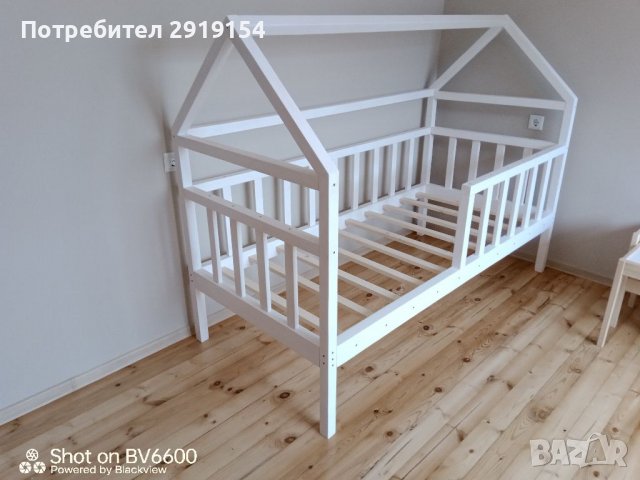 Детско легло тип къщичка, снимка 1 - Бебешки легла и матраци - 37107696