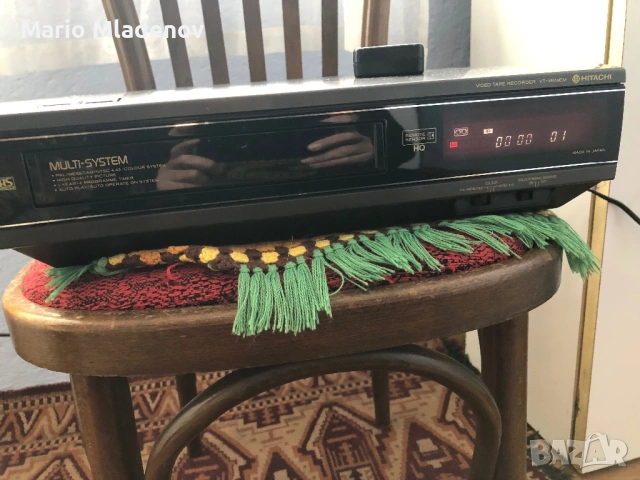 Видео рекордер Hitachi VT-M619 EM vhs, снимка 7 - Плейъри, домашно кино, прожектори - 54243612