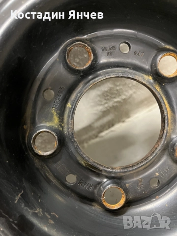 Комплект железни джанти BMW e36, снимка 4 - Гуми и джанти - 55901468