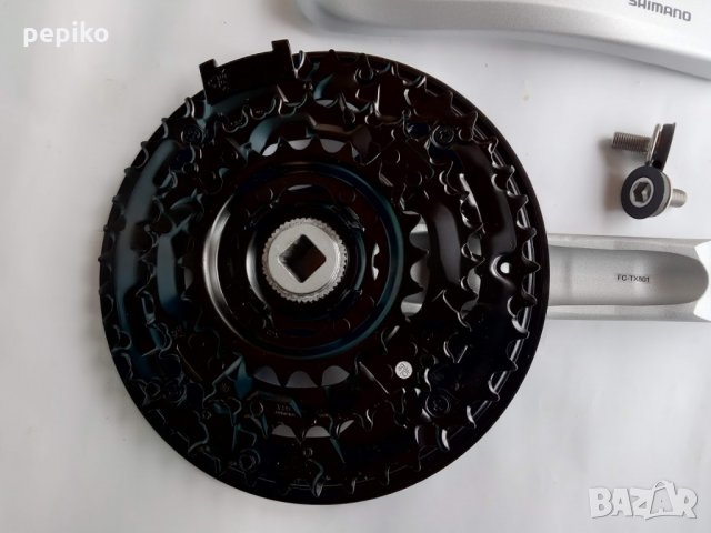 Продавам колела внос от Германия  алуминиеви курбели SHIMANO FC-TX801 TOURNEY TX, снимка 10 - Велосипеди - 30365753