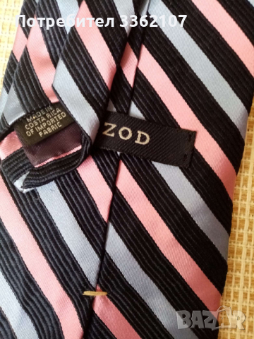  мъжка копринена вратовръзка на райета марка IZOD, снимка 3 - Други - 36540756
