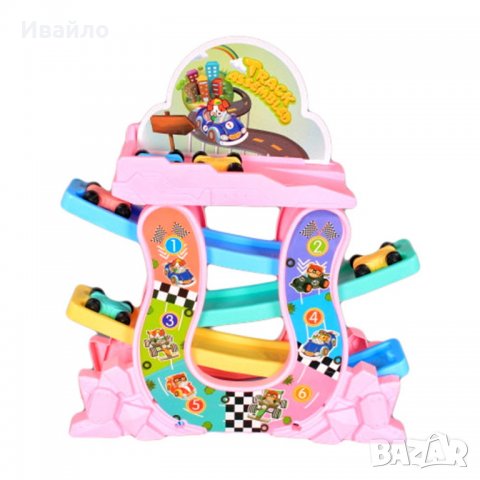 Детски паркинг, пътна инфраструктура и коли - Код 4214