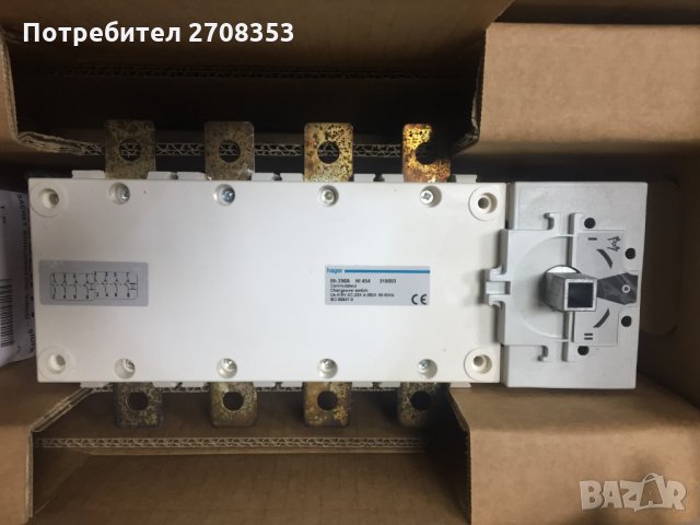 АВР 250А , Товаров Превключвател за Ръчно Включване на Резервно Захранване, снимка 2 - Други машини и части - 30749223