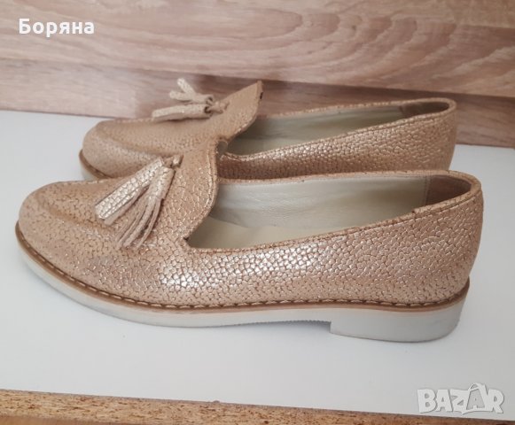 НАМАЛЕНИ - Нови страхотни естествена кожа обувки размер 37, снимка 3 - Дамски ежедневни обувки - 30378917