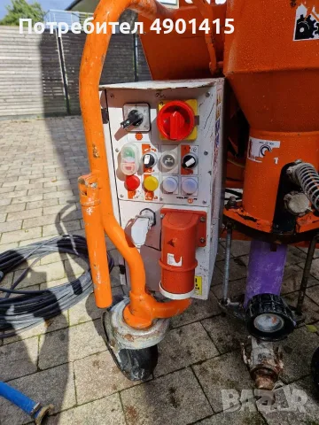 Машина за мазилка PFT G4 X FU (230V/400V) – Нов внос, ТОП състояние Цена: 12 300 лв. (или 6 300 €), снимка 7 - Други инструменти - 55808369