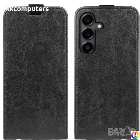 Samsung Galaxy S25 FE Flip2 Кожен Калъф и Скрийн Протектор
