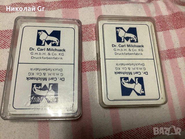 Карти за игра произведено в Германия  отворен отличен състояние цена за 2 броя, снимка 2 - Други ценни предмети - 53327825