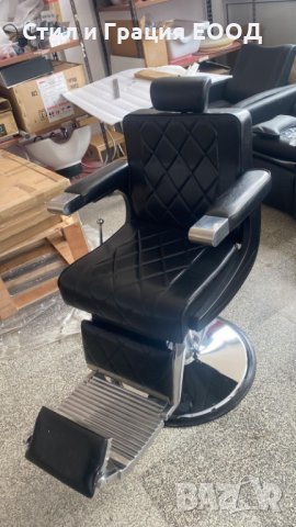 Бръснарски стол Dave, снимка 6 - Бръснарски столове - 37787805