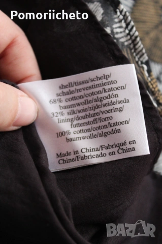 Елегантна рокля с флорални мотиви Laura Ashley от коприна и памук, снимка 4 - Рокли - 54127660