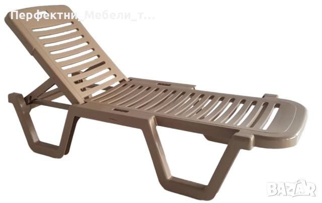Удобен,широк,здрав шезлонг,гаранция 24 месеца,сив шезлонг,син шезлонг,кафяв шезлонг,бежев шезлонг, снимка 2 - Градински мебели, декорация  - 40997591