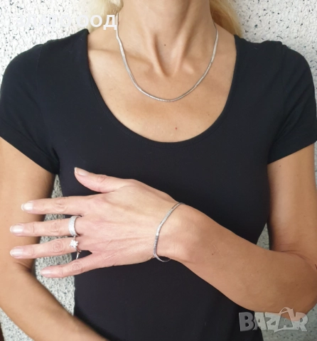 Сетове  ТЕНИС от бяло или жълто ЗЛАТО 14К, снимка 3 - Колиета, медальони, синджири - 52226032