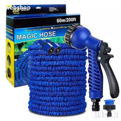 ТОП ЦЕНА!! Разтегателен градински маркуч MAGIC HOSE , 30/60 метра, снимка 1