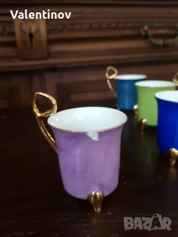 Старинен порцеланов сервиз за кафе , снимка 8 - Сервизи - 49127184