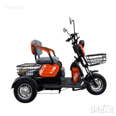 Електрическа Триколка X1 1800W, снимка 4 - Мотоциклети и мототехника - 54144767