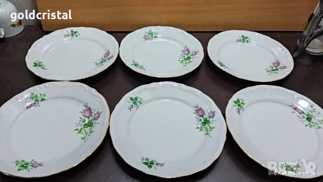 стар български порцелан Изида чинии 