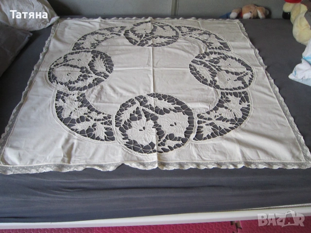 Покривки за спалня /старинни/  ПЛЕТЕНИ ;ЧАРШАФИ ;калъфка и    покривка     А;   АВТЕНТИЧНИ;  ЕЛЕЧЕ, снимка 17 - Покривки за легло - 12555089