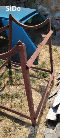 Метална стойка с ориг.дъги за поставяне на варел,бидон,буре и др.подобни съдове за вода и др.подобни, снимка 4 - Други - 51015188