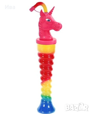 НОВО! Атрактивни пластмасови чаши за скрежина ЕДНОРОГГ 350 мл, снимка 3 - Чаши - 53896120