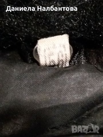 Черно късо палто за макси дами , снимка 6 - Палта, манта - 44717525