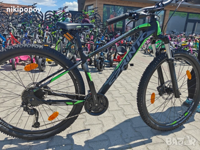 PA Велосипед 27.5" APOLON черен/зелен, снимка 11 - Велосипеди - 54276959