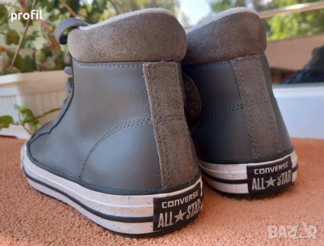 Дамски/юношески Converse кожени кецове №37, снимка 3 - Кецове - 54277632