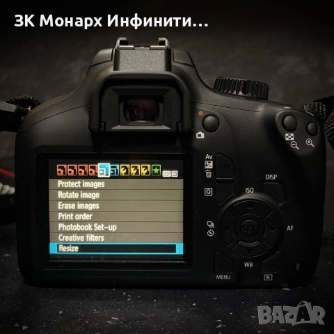 Фотоапарат Canon EOS 4000D с 2 обектива , снимка 10 - Фотоапарати - 53991559