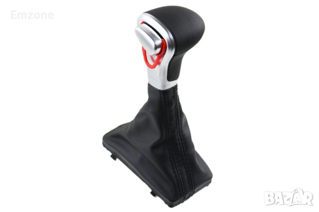 Топка за скоростен лост Автоматик с кожен маншон и рамка за Ауди Audi A3 A4 B8 A5 A6 C6 Q5 Q7, снимка 3 - Аксесоари и консумативи - 40480616