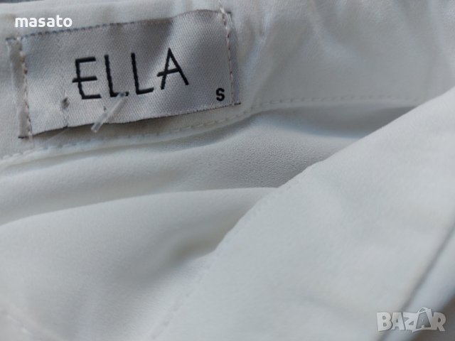 ELLA - бяла рокля/риза овърсайз, снимка 3 - Рокли - 40535636