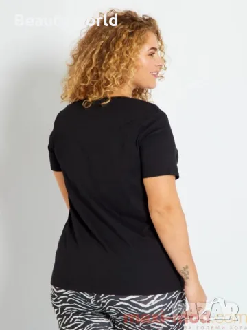Черна тениска 2 хл, снимка 10 - Тениски - 47272379