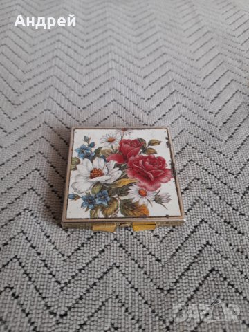 Старо Дамско джобно огледало,огледалце #3