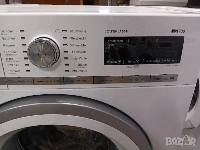 Пералня Сименс Siemens IQ 700 A+++ 8кг 2 години гаранция Made in Germany!, снимка 4 - Перални - 52253240